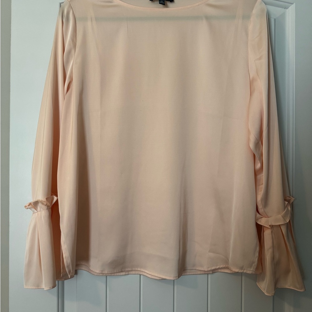 The Limited Soft Pink Blouse with Flared Sleeves
